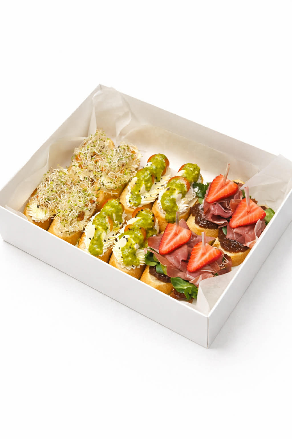 Bruschettų rinkinys
 (12 vnt. dėžutė)